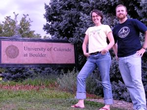 Mary K and Jesse at CU Boulder